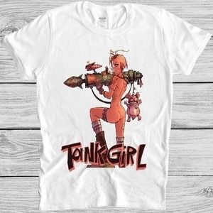 Tank Girl T Shirt Bazooka Sexy Punk Funny Cool Gift Tee